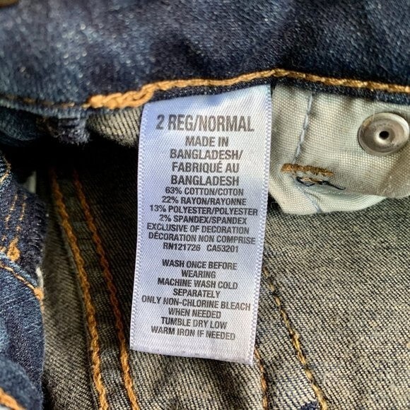 Aeropostale blue jeans denim designed in nyc blue jegging size 2 reg - Picture 6 of 9